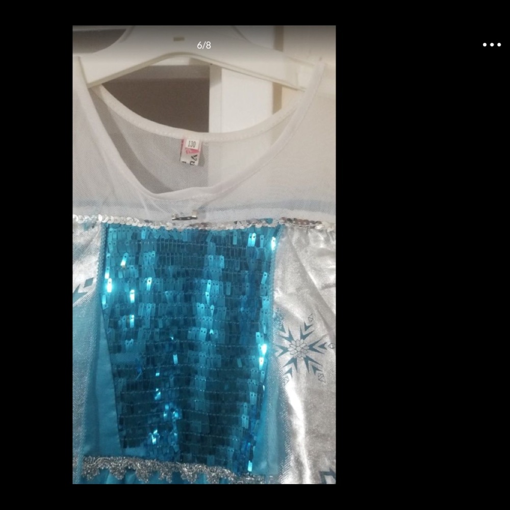 Frozen Elsa Snow Snowflakes haloween costume - Picture 6 of 8
